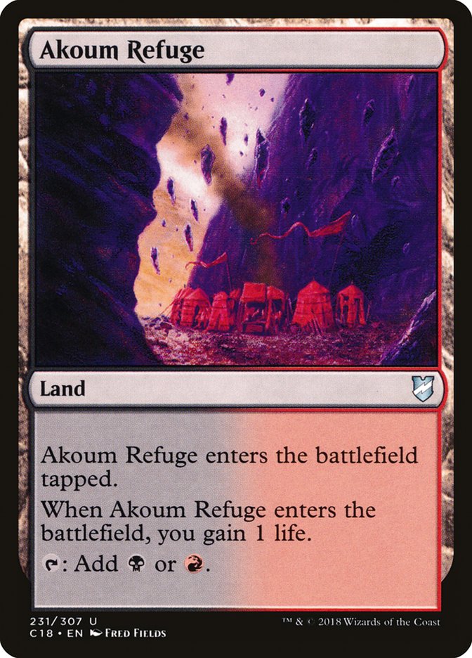 Akoum Refuge [Commander 2018] | Pegasus Games WI