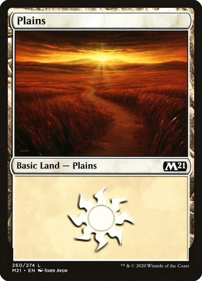 Plains (260) [Core Set 2021] | Pegasus Games WI