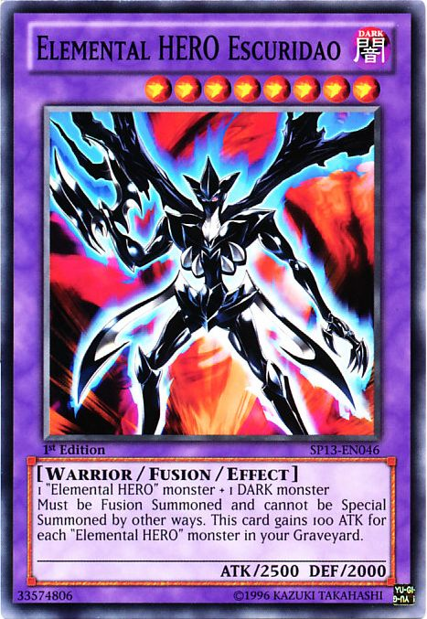 Elemental HERO Escuridao [SP13-EN046] Common | Pegasus Games WI