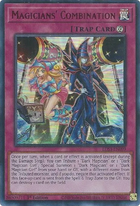 Magicians' Combination (Red) [LDS3-EN099] Ultra Rare | Pegasus Games WI