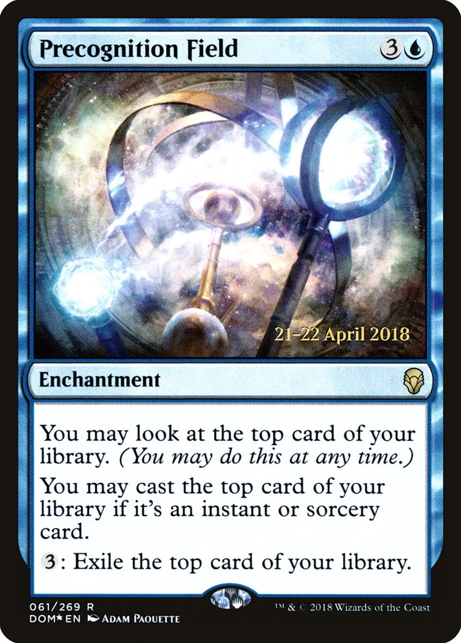 Precognition Field [Dominaria Prerelease Promos] | Pegasus Games WI