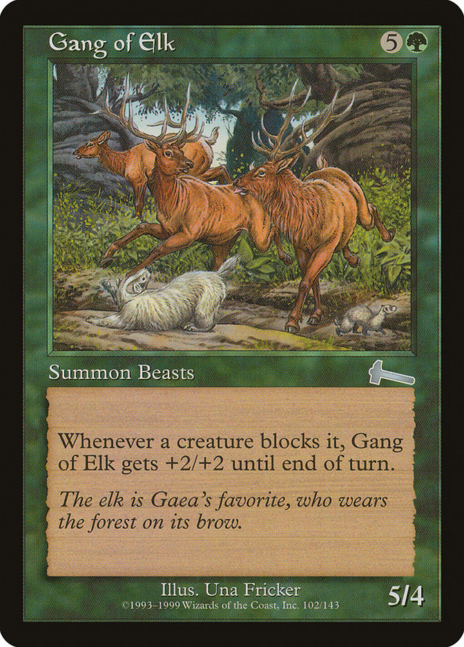 Gang of Elk [Urza's Legacy] | Pegasus Games WI