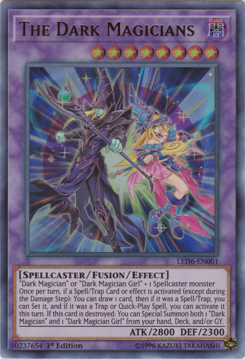 The Dark Magicians [LED6-EN001] Ultra Rare | Pegasus Games WI