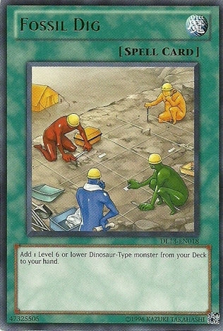 Fossil Dig (Green) [DL13-EN018] Rare | Pegasus Games WI