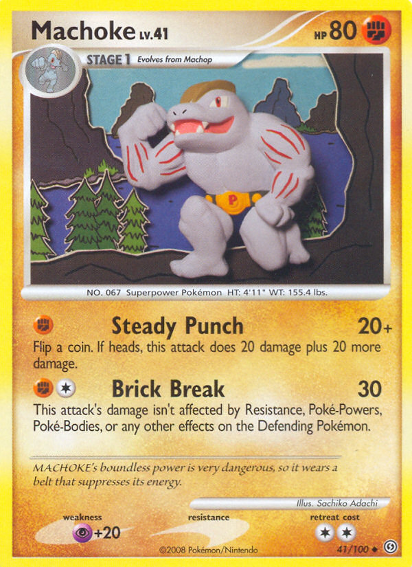 Machoke (41/100) [Diamond & Pearl: Stormfront] | Pegasus Games WI