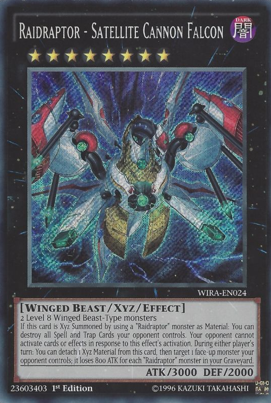 Raidraptor - Satellite Cannon Falcon [WIRA-EN024] Secret Rare | Pegasus Games WI