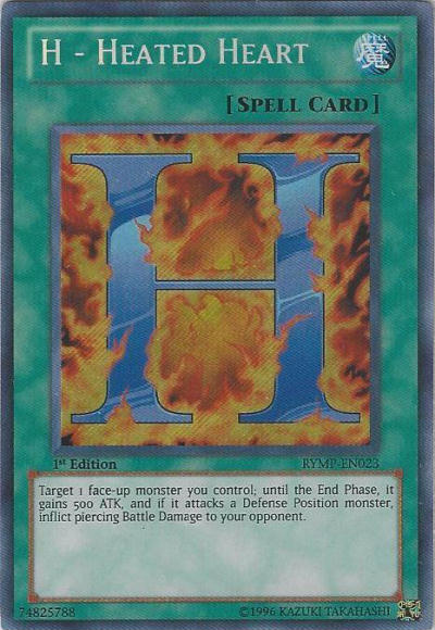 H - Heated Heart [RYMP-EN023] Secret Rare | Pegasus Games WI