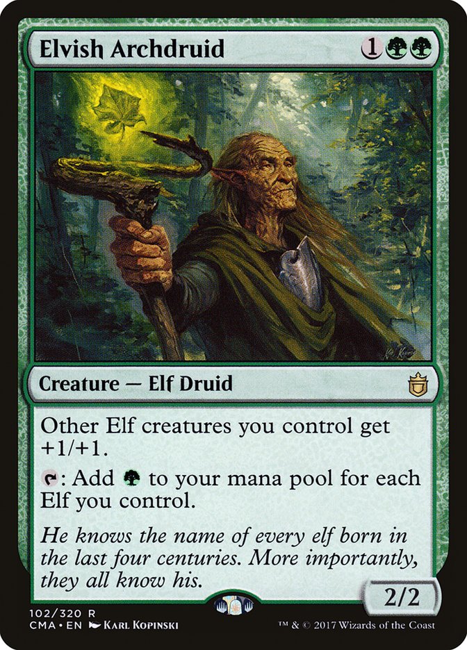 Elvish Archdruid [Commander Anthology] | Pegasus Games WI