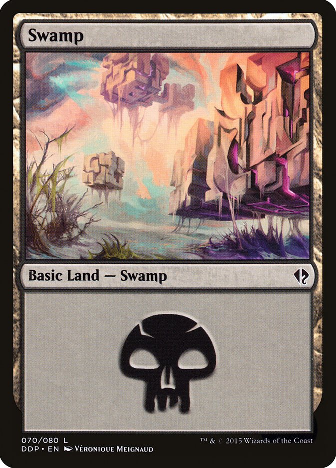 Swamp (70) [Duel Decks: Zendikar vs. Eldrazi] | Pegasus Games WI