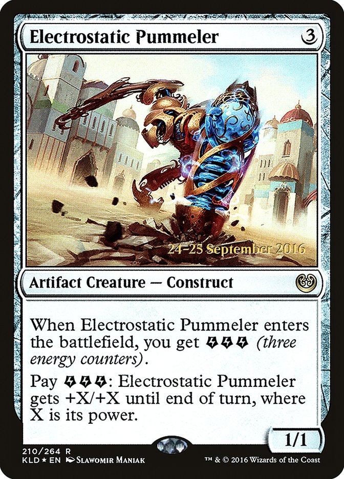 Electrostatic Pummeler [Kaladesh Prerelease Promos] | Pegasus Games WI