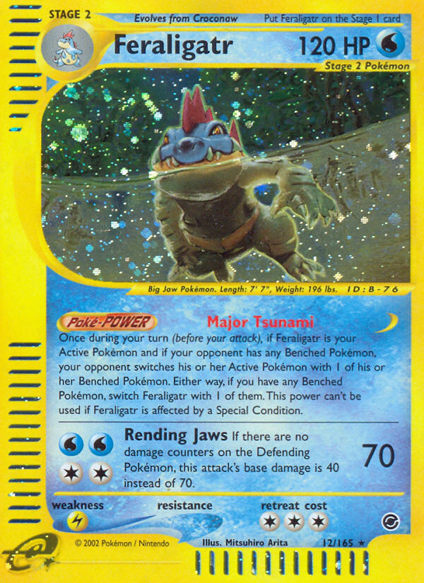 Feraligatr (12/165) [Expedition: Base Set] | Pegasus Games WI