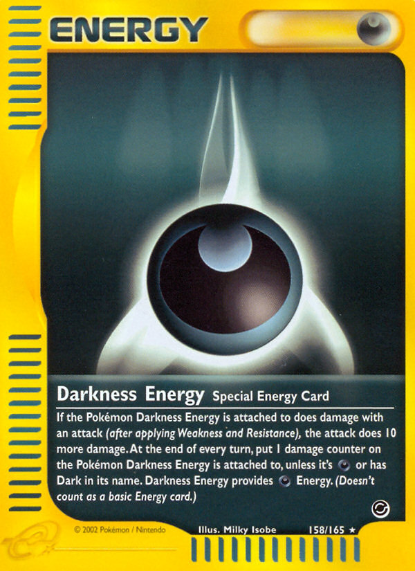 Darkness Energy (158/165) [Expedition: Base Set] | Pegasus Games WI