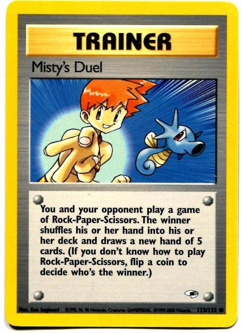 Misty's Duel (123/132) [Gym Heroes Unlimited] | Pegasus Games WI