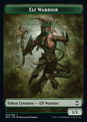 Elf Warrior // Wurm Double-Sided Token [Streets of New Capenna Commander Tokens] | Pegasus Games WI