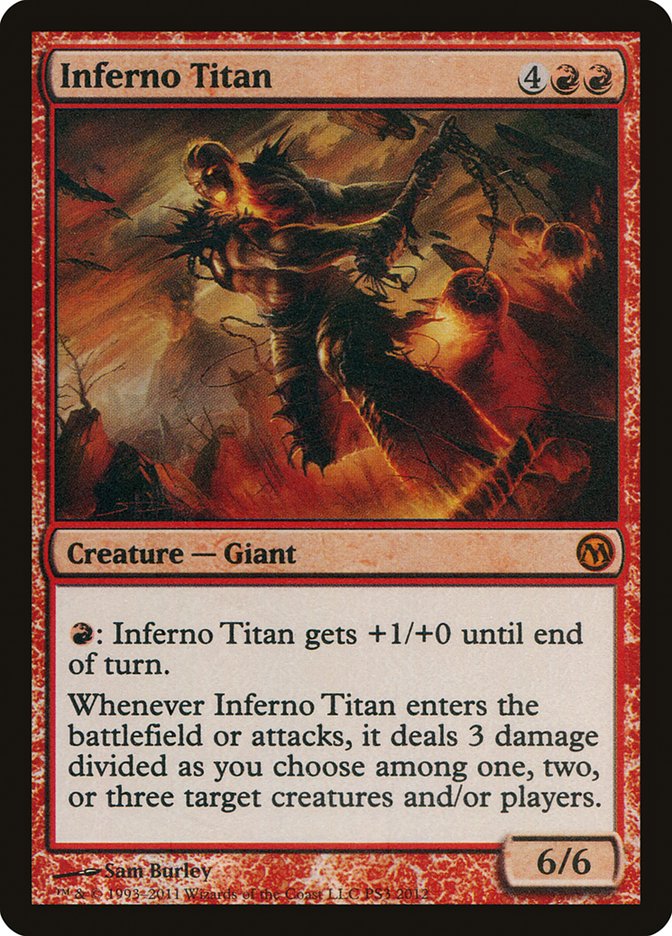 Inferno Titan (Duels of the Planeswalkers Promos) [Duels of the Planeswalkers Promos 2011] | Pegasus Games WI
