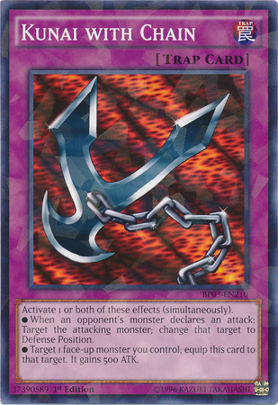 Kunai with Chain (Shatterfoil) [BP03-EN210] Common | Pegasus Games WI