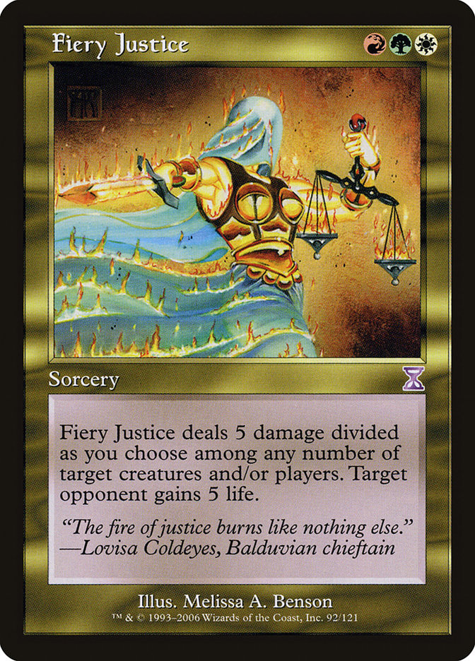 Fiery Justice [Time Spiral Timeshifted] | Pegasus Games WI