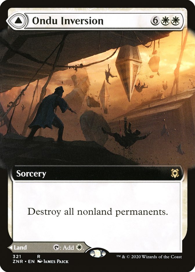 Ondu Inversion // Ondu Skyruins (Extended Art) [Zendikar Rising] | Pegasus Games WI