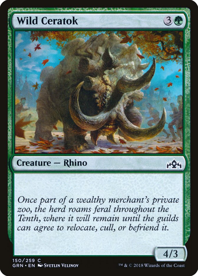 Wild Ceratok [Guilds of Ravnica] | Pegasus Games WI