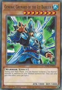 General Grunard of the Ice Barrier [SDFC-EN018] Common | Pegasus Games WI