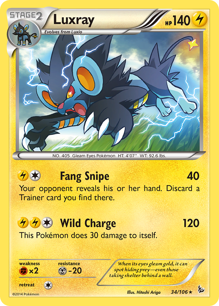 Luxray (34/106) [XY: Flashfire] | Pegasus Games WI