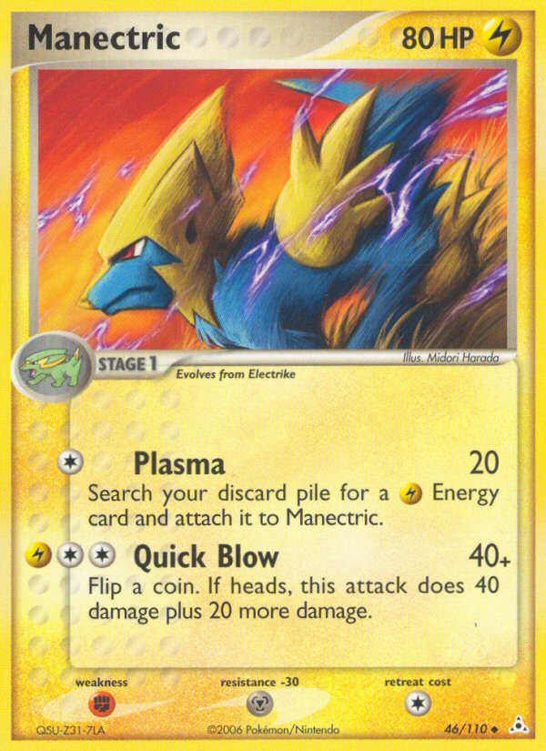 Manectric (46/110) [EX: Holon Phantoms] | Pegasus Games WI