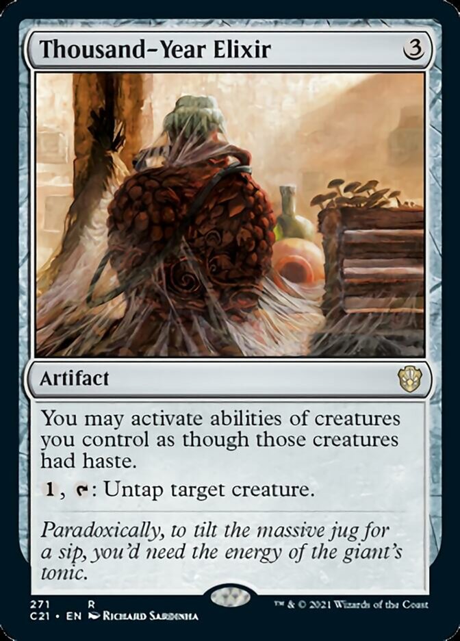 Thousand-Year Elixir [Commander 2021] | Pegasus Games WI