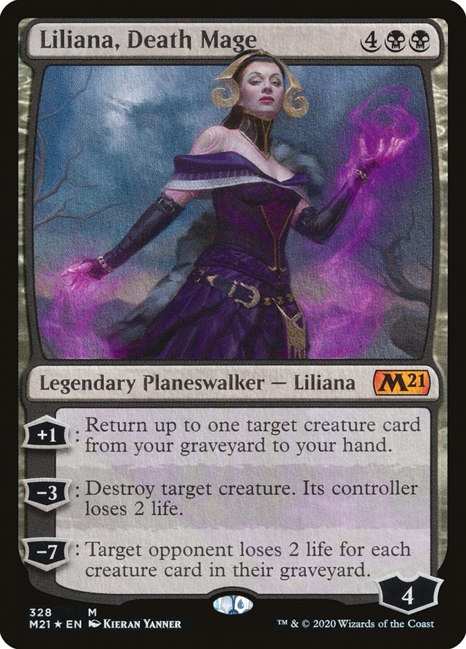 Liliana, Death Mage [Core Set 2021] | Pegasus Games WI