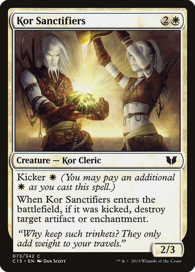 Kor Sanctifiers [Commander 2015] | Pegasus Games WI