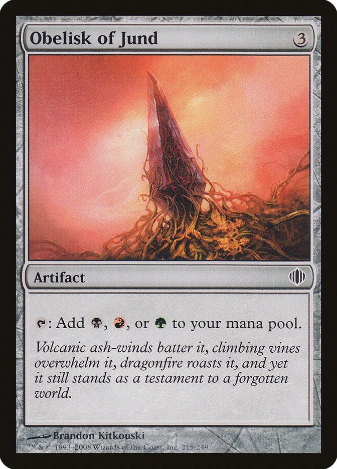 Obelisk of Jund [Shards of Alara] | Pegasus Games WI