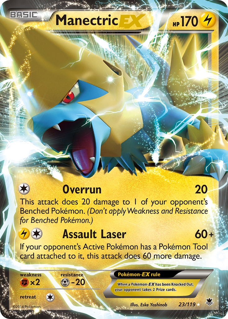 Manectric EX (23/119) [XY: Phantom Forces] | Pegasus Games WI