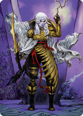 The Wandering Emperor 1 Art Card [Kamigawa: Neon Dynasty Art Series] | Pegasus Games WI