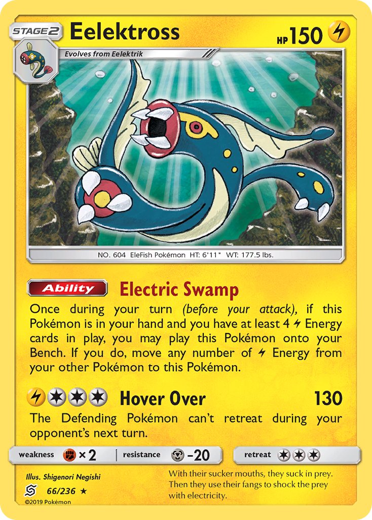 Eelektross (66/236) (Theme Deck Exclusive) [Sun & Moon: Unified Minds] | Pegasus Games WI