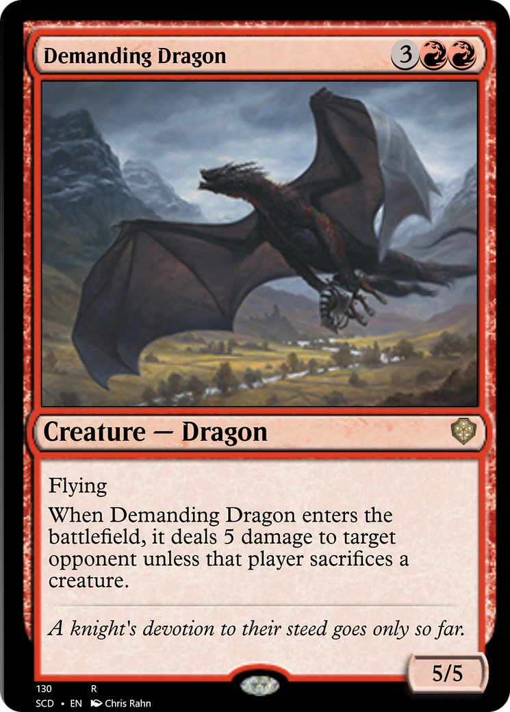 Demanding Dragon [Starter Commander Decks] | Pegasus Games WI