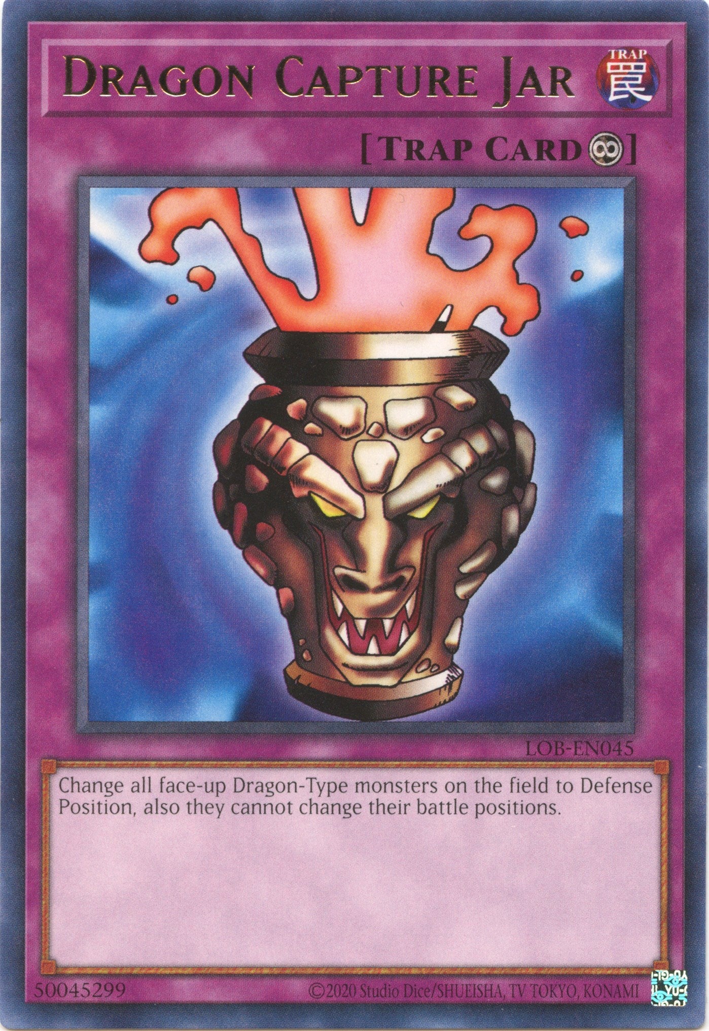 Dragon Capture Jar (25th Anniversary) [LOB-EN045] Rare | Pegasus Games WI