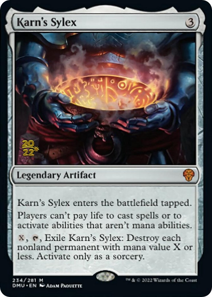 Karn's Sylex [Dominaria United Prerelease Promos] | Pegasus Games WI