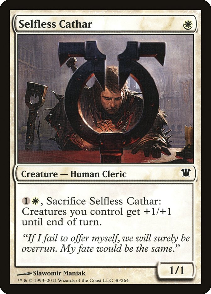Selfless Cathar [Innistrad] | Pegasus Games WI