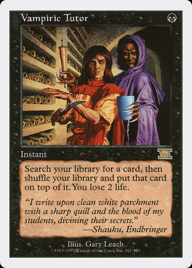 Vampiric Tutor [Classic Sixth Edition] | Pegasus Games WI