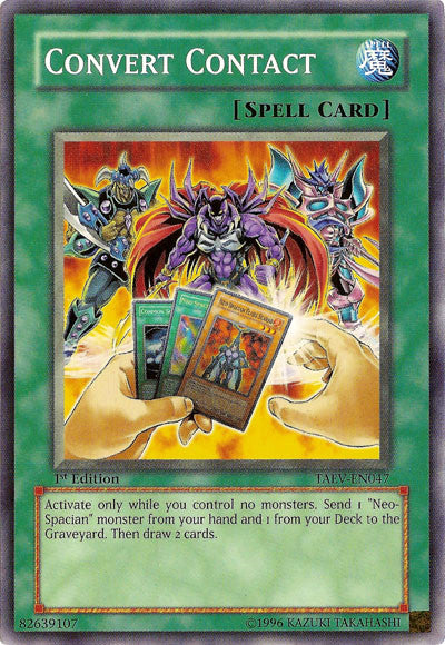 Convert Contact [TAEV-EN047] Common | Pegasus Games WI