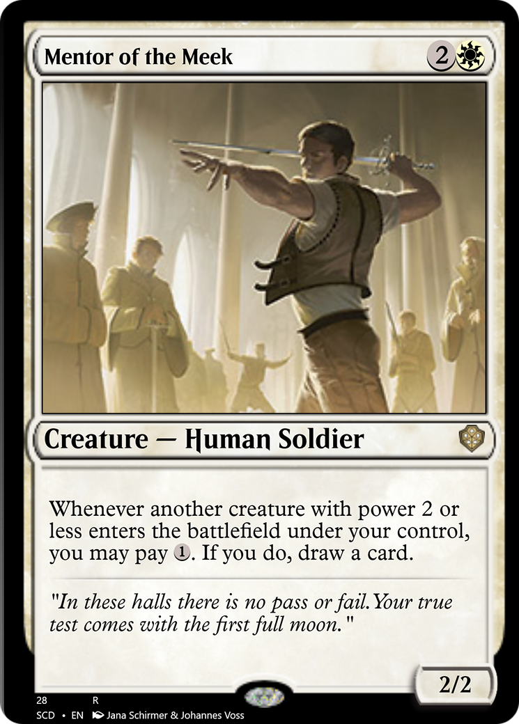 Mentor of the Meek [Starter Commander Decks] | Pegasus Games WI