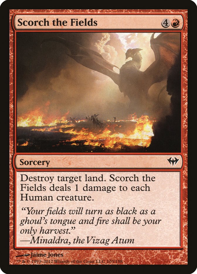 Scorch the Fields [Dark Ascension] | Pegasus Games WI