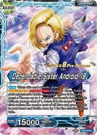 Android 18 // Dependable Sister Android 18 (Malicious Machinations) [BT8-023_PR] | Pegasus Games WI