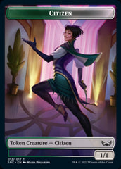 Plant // Citizen Double-Sided Token [Streets of New Capenna Commander Tokens] | Pegasus Games WI