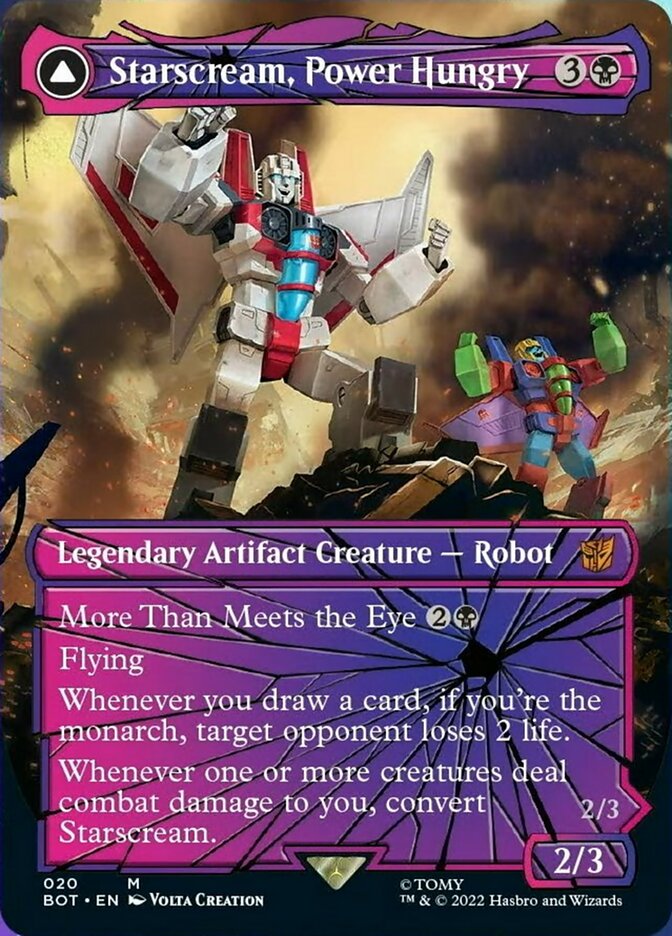 Starscream, Power Hungry // Starscream, Seeker Leader (Shattered Glass) [Transformers] | Pegasus Games WI