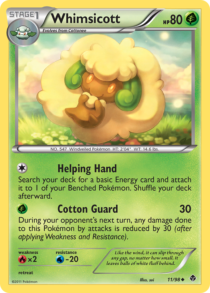 Whimsicott (11/98) [Black & White: Emerging Powers] | Pegasus Games WI