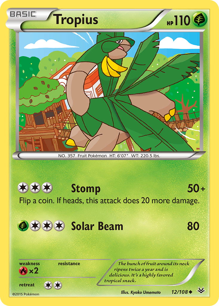 Tropius (12/108) [XY: Roaring Skies] | Pegasus Games WI