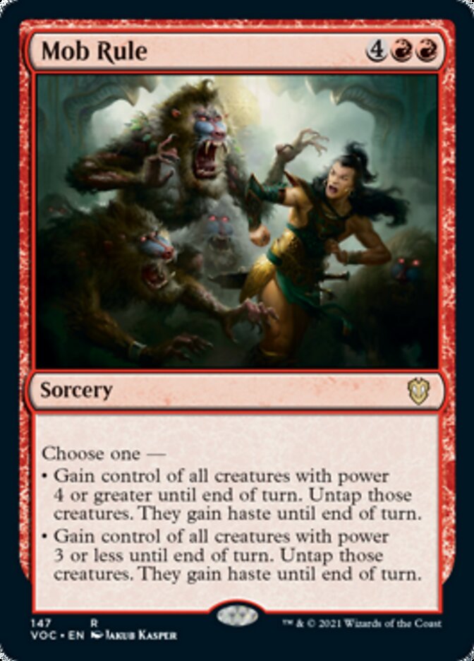 Mob Rule [Innistrad: Crimson Vow Commander] | Pegasus Games WI