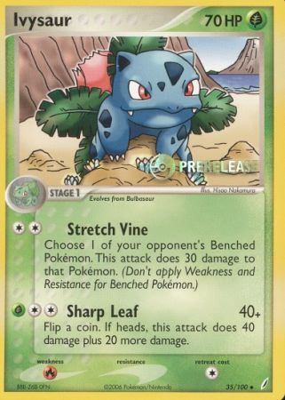 Ivysaur (35/100) (Prerelease Promo) [Nintendo: Black Star Promos] | Pegasus Games WI