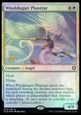 Windshaper Planetar [Commander Legends: Battle for Baldur's Gate Prerelease Promos] | Pegasus Games WI