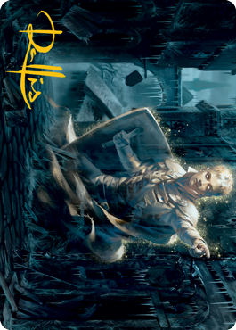 Dennick, Pious Apparition Art Card (Gold-Stamped Signature) [Innistrad: Midnight Hunt Art Series] | Pegasus Games WI
